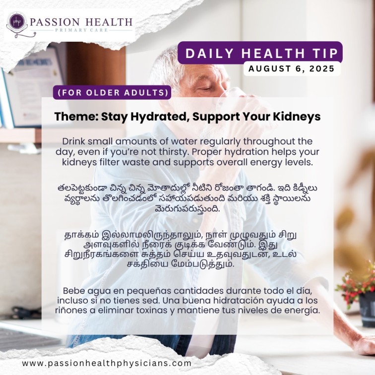 Stay Hydrated, Support Your Kidneys