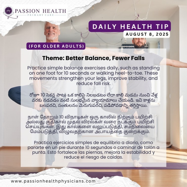 Better Balance, Fewer Falls