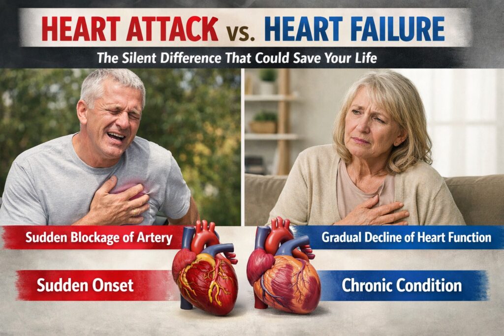 Heart Attack vs Heart Failure: Know the Difference