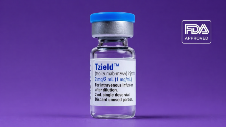 Can Tzield stop type 1 diabetes