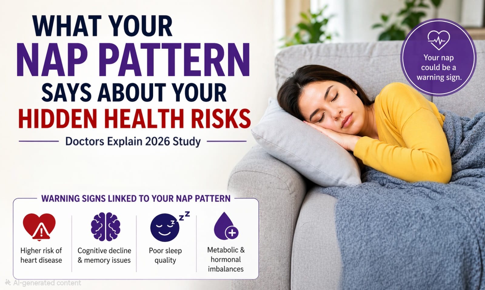 What Your Nap Pattern Says About Hidden Health Risks: Doctors Explain 2026 Study