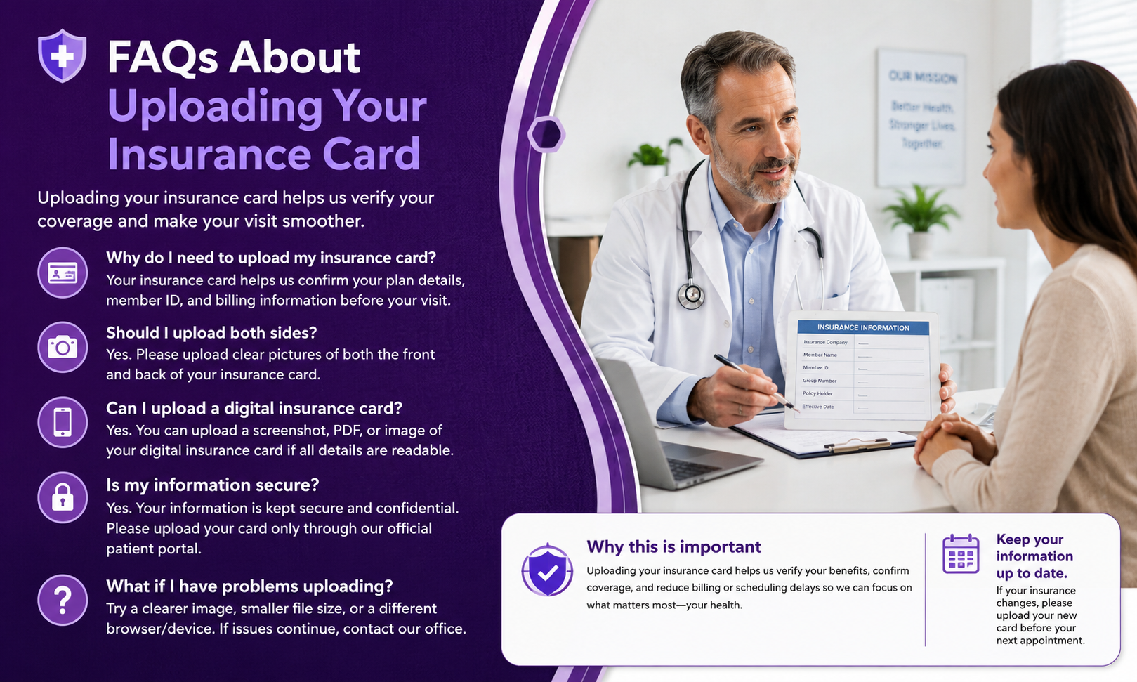 Frequently Asked Questions(FAQs) About Uploading Your Insurance Card