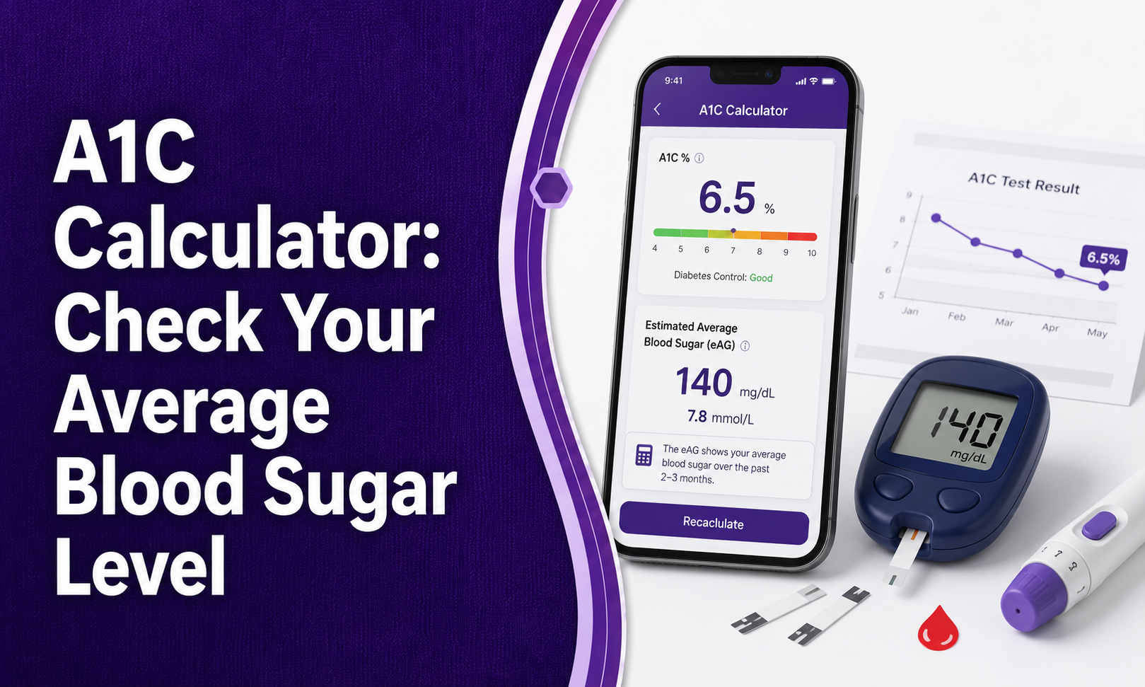 A1C Calculator: Check Your Average Blood Sugar Level post thumbnail image