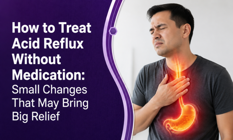 How to Treat Acid Reflux Without Medication