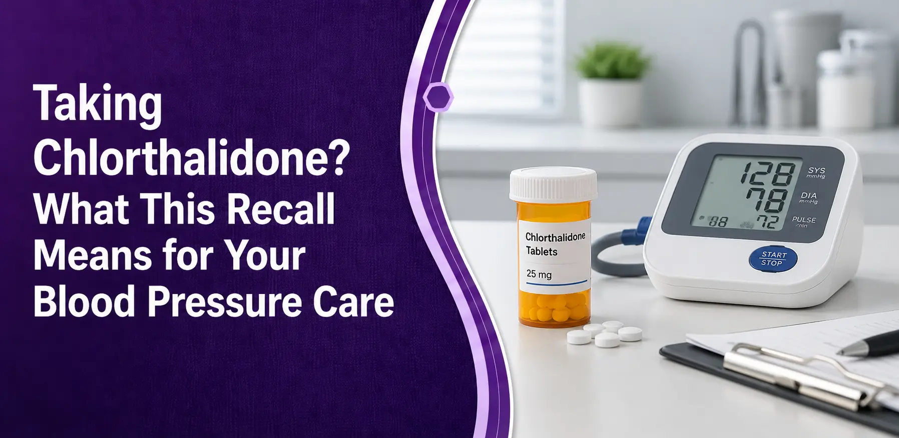 chlorthalidone blood pressure medication recall