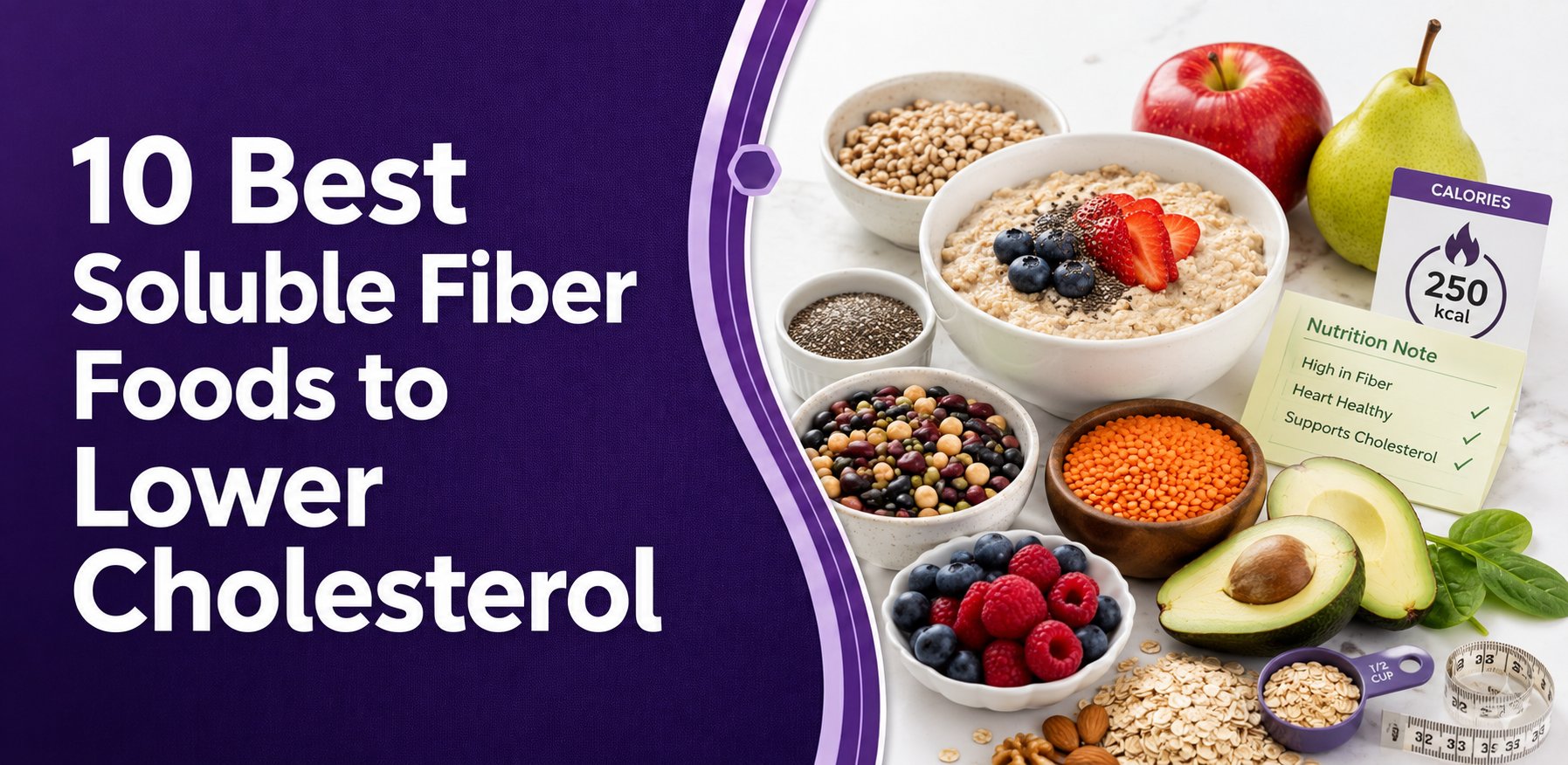 Best Soluble Fiber Foods To Reduce Cholesterol