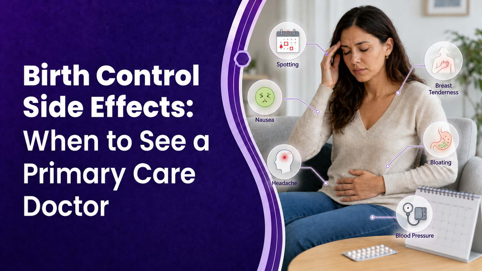 Birth Control Side Effects: When to See a Primary Care Doctor post thumbnail image