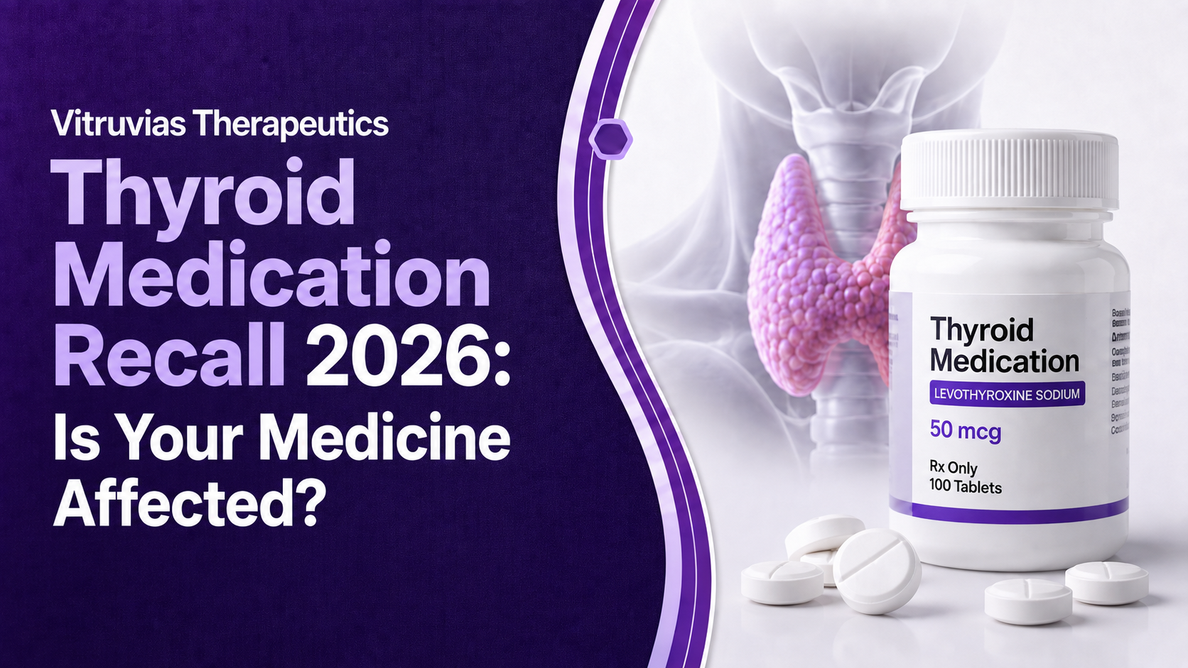 Vitruvias Therapeutics Thyroid Medication Recall