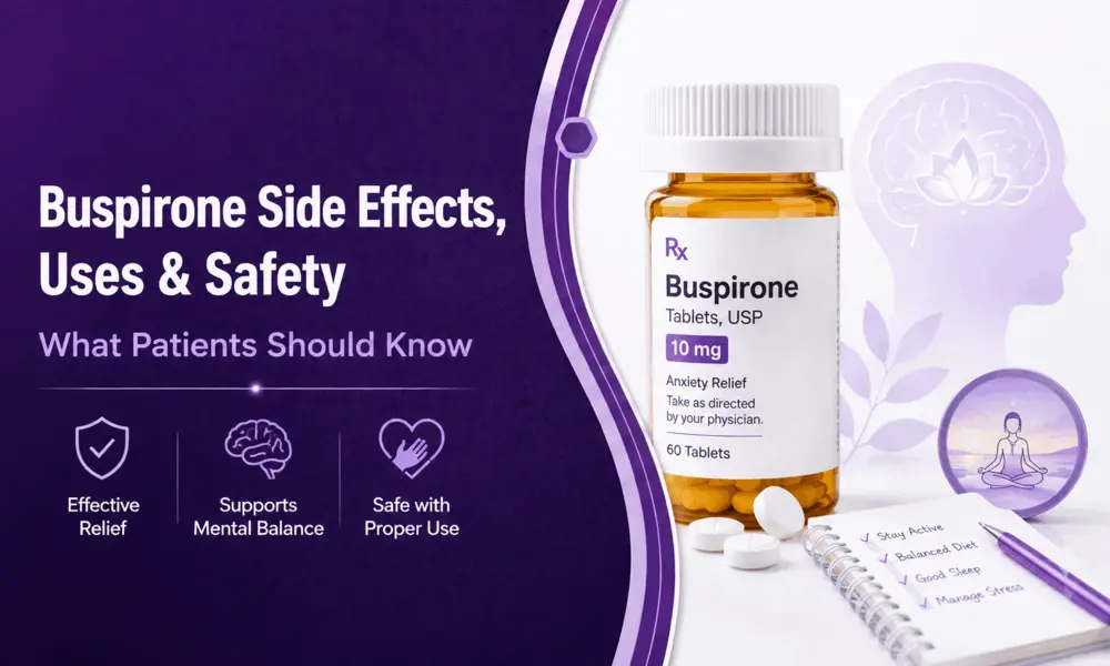 Buspirone Side Effects: Is It Safe for Anxiety?